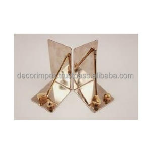 Serre-livres Note de musique Résine robuste pour étagère Chambre à coucher Bureau Marron | 2X Serre-livres Note de musique - Product Image 2