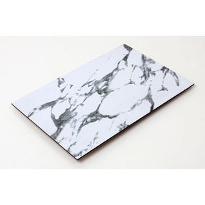 Panneau composite en <span class=keywords><strong>aluminium</strong></span> PVDF <span class=keywords><strong>de</strong></span> 4 mm, finition marbrée haute brillance, panneau Alucobond pour revêtement mural d'hôtel <span class=keywords><strong>de</strong></span> luxe, décoration <span class=keywords><strong>de</strong></span> hall - Product Image 2