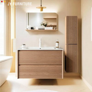 Muebles de Baño de Lujo Personalizados JY Project con Gabinete para el Hogar, Mueble de Baño Moderno con Lavabo y Cajones - Product Image 3