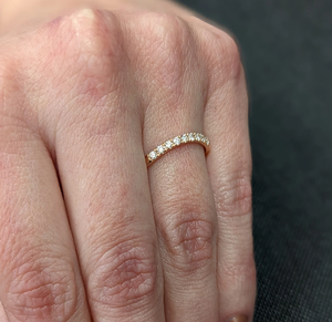 Bague en or avec diamant, plaqué or 18 carats, diamant de laboratoire taille brillant, certifié IGI, bijoux vintage pour femme, fiançailles, mariage, OEM ODM - Product Image 4