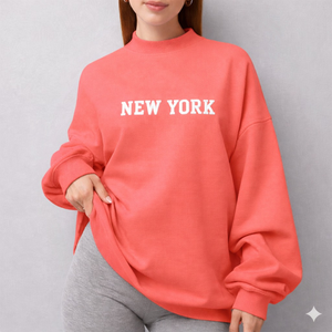 Sweat-shirt molletonné à col montant pour femme, coupe décontractée, écologique, idéal pour l'hiver - Product Image 5