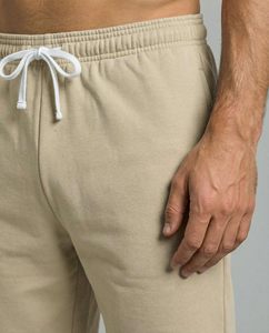 Shorts élégants pour hommes en coton molletonné, légers, confortables, décontractés, pour le sport, le streetwear, la gym et la course à pied. - Product Image 4