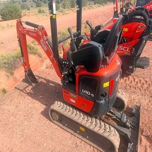 Potente excavadora compacta Kubota U10-5 para excavación profesional con control preciso de la cuchara y movimiento conveniente en el sitio. - Product Image 1