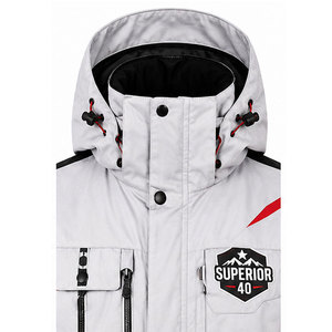 Premium Outdoor Men's Parka <b>Jacket</b> Designed for Hiking, Camping and Travel with <b>Waterproof</b> Fabric and Adjustable Hood - Product Image 3