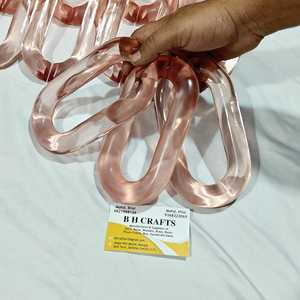 Grandes chaînes en résine transparente colorées pour décoration murale, séparateur de pièce DIY et accessoires de rideaux - Product Image 5