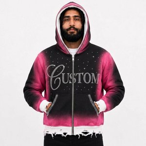Fabricante Mayorista de Sudaderas Personalizadas para Hombre, con Puños de Punto Acanalado y Forro Polar, Suministro de Marca para Compradores Minoristas en EE. UU. - Product Image 5