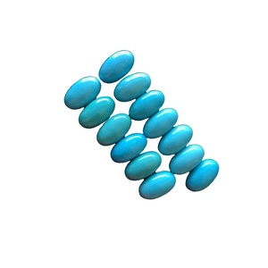<span class=keywords><strong>Gemas</strong></span> ovaladas para mujer, cabuchones ovalados de color turquesa, de 5x7mm, para dormir - Product Image 2