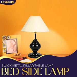 Lampe de table ronde en métal artisanal moderne, lampe de bureau LED avec cordon pour chambre à coucher, salon, décoration intérieure, toutes saisons - Product Image 4