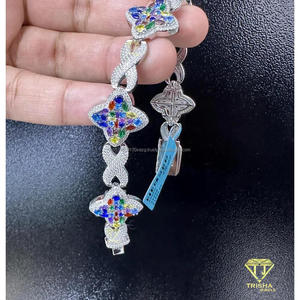 เครื่องประดับเพชรโมอิสประดับคริสตัลหลากสีสำหรับใส่ไปงานปาร์ตี้ - Product Image 4