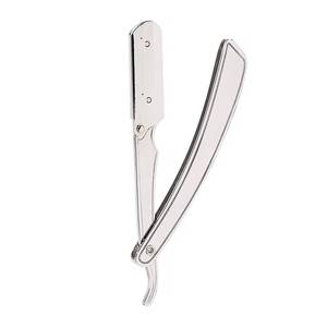 Barber Straight <b>Razor</b> Stainless Steel <b>Single</b> <b>Blade</b> For Face Shaving Men Barber Shop Use - Product Image 3