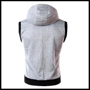 Sudadera con Capucha para Hombre, Otoño, Forro Polar, Bordado 3D, 100% Algodón, Color Sólido, Diseño con Bolsillos, Corte Regular - Product Image 2