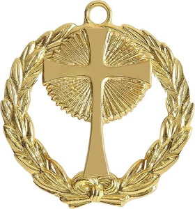 Collar de la Comandancia de los Caballeros Templarios Grand Commander - Joya de collar de metal chapado en oro - Product Image 1