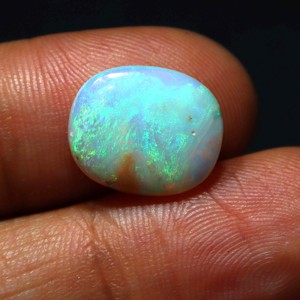 Ópalo Australiano Natural de 4 Quilates, Gema Suelta de Coober Pedy, Calidad Superior, Fuego Verde, Hecho a Mano para Joyería - Product Image 4