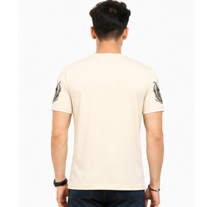 Camiseta de Algodón para Hombre, OEM ODM, con Logotipo Personalizado, Manga Corta, Transpirable, Informal, Ropa al por Mayor, Camiseta de Algodón Premium para Hombre - Product Image 2