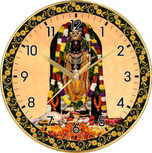 Liviya Economic Jagannath Ji Plastic Printing Battery Operated Silent <b>Movement</b> Wall <b>Clock</b> for Mother's Day & New Year - Product Image 2