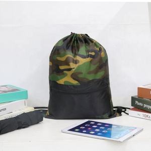 Custom Unisex Large Capacity Softback Gym <b>Drawstring</b> <b>Backpack</b> Soft Handle Interior Zipper Pocket - Product Image 5