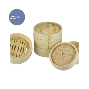 AVAILABLE High Quality Eco Friendly <b>Bamboo</b> <b>Steamer</b> Glass Cover Induction Ready Supply - Product Image 1