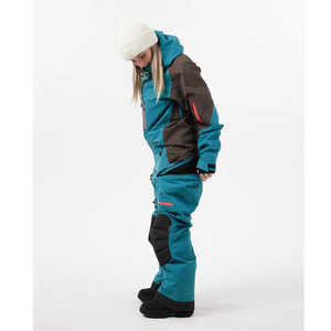 Unisex Ski Snowboard Insulated Zipper Jacket <b>Waterproof</b> Breathable Hooded <b>Overalls</b> Plus Size Color Blocked Design 10,000mm - Product Image 4