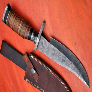 Couteau de chasse personnalisé en acier inoxydable à lame fixe pour le camping en plein air, la survie, la randonnée, la pêche, couteau utilitaire en gros - Product Image 2