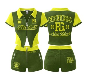 Conjunto Deportivo de Invierno Unisex de Dos Piezas, Estilo Hip Hop, 100% Algodón, con Parches, Sudadera con Capucha y Cierre de Cremallera, Ligero, Camiseta Larga - Product Image 3