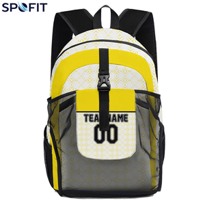 Mochila de Fútbol Personalizada con Nombre, Bolsa Deportiva Personalizada, Bolsa de Baloncesto Personalizada, Mochilas de Fútbol al por Mayor, Impresión por Sublimación - Product Image 1
