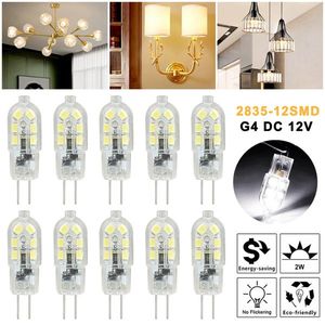 Lampadine LED G4 12SMD 10pz DC 12V Dimmerabili Bianco Freddo 2835 Lampadine di Ricambio - Product Image 1