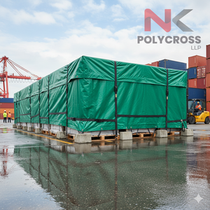 Bâche de protection robuste en polyéthylène, imperméable et résistante aux UV, pour l'exportation, destinée aux machines agricoles et à la logistique - Product Image 5