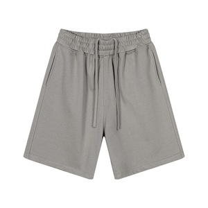 Pantalones Cortos Básicos Lisos para Hombre, 100% Algodón, de Alta Calidad, a la Moda, Holgados, Casuales, Estilo Urbano - Product Image 4