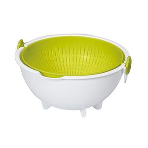 ที่กรองน้ำแบบหมุนได้ระบายน้ำสีเขียว L สำหรับกระชอนและที่กรอง - Product Image 1