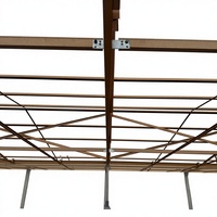 Système de toiture en acier pour élevage avicole Eratek EC100.100, treillis léger, grade G550, norme JIS, tolérance de 5 %, résidentiel, léger