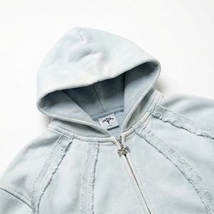 เสื้อฮู้ดดี้ผู้ชายแบบทำเก่าสไตล์วินเทจ |   เสื้อพูลโอเวอร์ผ้าฝ้ายเนื้อหนักแบบวินเทจ |   ผู้ผลิตเสื้อผ้าสตรีทแวร์แบบ OEM สำหรับแบรนด์ส่วนตัว - Product Image 3