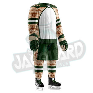 Uniforme de hockey sur glace tendance, personnalisez votre propre logo, taille adulte, logo personnalisé, 100% polyester, séchage rapide - Product Image 2