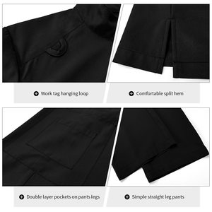 Ensemble de tenues médicales pour femmes en gros : Haut zippé, pantalon jogger extensible, uniforme d'allaitement, vêtements de travail médicaux, tunique personnalisable pour SPA et salon, vente en gros - Product Image 6