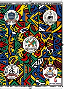 Custom African Wax Print Fabric Manufacturer School Anniversary Convention Uniform Celebration Textile Supplier OEM ODM - Product Image 2