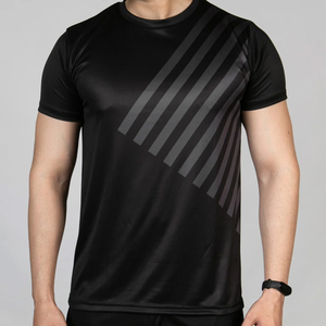 T-shirt homme sport personnalisé, impression intégrale, sublimation 3D, manches courtes, prix de gros - Product Image 3