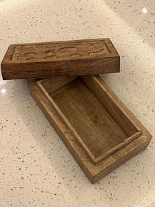 High Quality Durable Solid <b>Wood</b> <b>Box</b> with Smooth Finish and Tight Joints Perfect for Storage and Home Decoration Use from India - Product Image 3