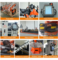 Machine de gravure et de fraisage CNC pour pierre, granit et marbre avec cadre haute rigidité, bras robotisé 7 axes et moteur
