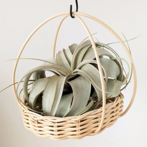 Handmade weave rattan hanging planter <b>plant</b> <b>basket</b> garden accessories <b>for</b> outdoor decoration - Product Image 5