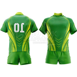 ชุดรักบี้ระบายอากาศได้ดี น้ำหนักเบา แห้งเร็ว ทนทาน ผลิตจากโพลีเอสเตอร์ ปรับแต่งได้ ชุดฝึกซ้อมกีฬาสำหรับผู้ชายและผู้ใหญ่ - Product Image 2