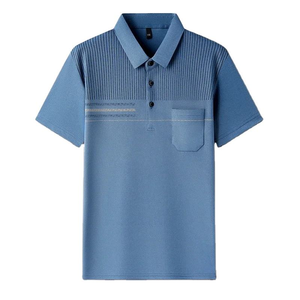 Camiseta Polo Lisa para Hombre, Calidad Premium, Transpirable, Cómoda, Ropa de Verano - Product Image 1
