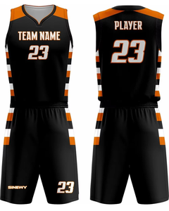 Maillot de basket personnalisable de haute qualité, ensemble uniforme de basket personnalisé, séchage rapide, respirant, pour adultes grandes tailles - Product Image 4