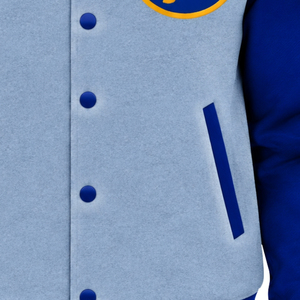 Veste universitaire personnalisée pour femmes Sigma Gamma Rho, style bomber, avec logo brodé de la sororité grecque, fermeture à boutons-pression, streetwear décontracté - Product Image 6