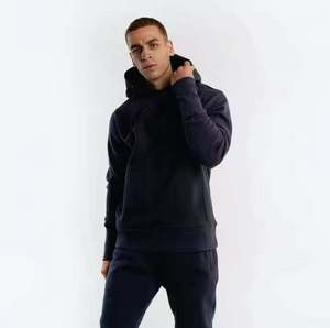 Sudadera con Capucha para Hombre, Corte Regular, Color Sólido, Algodón French Terry, Estilo Casual para Otoño - Product Image 1