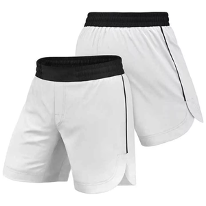 Pantalones Cortos de Boxeo y Muay Thai Sublimados Personalizados, Antibacterianos, 300g, Poliéster/Algodón, Corte Regular, Ropa Deportiva para Hombre, Venta al Por Mayor - Product Image 4