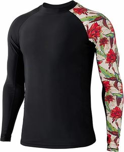 Wholesale <b>Latex</b> UPF50 Breathable Quick Dry Full Sleeve Anti-Uv Print Custom Logo Sport Shirt Surf Rash Guard - Product Image 6