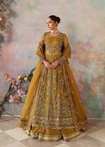 Tenue de mariage de créateur, 3 pièces, style indien et pakistanais, avec broderie et entièrement ornée de pierres, qualité supérieure, style boutique. - Product Image 3
