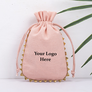 Modern Eco-Storage Drawstring Jewelry Packaging Pouch Bag For <b>Small</b> Storage Accessories Wedding favor Customisable Designs - Product Image 5
