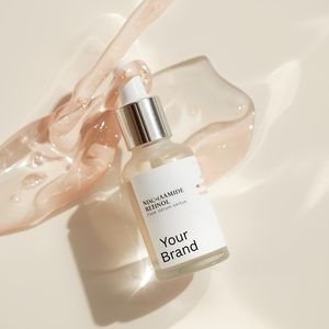 เซรั่มบำรุงผิวหน้าไนอะซินาไมด์ 5% ODM/OEM - บรรเทาอาการระคายเคืองและรอยแดง ผลิตภัณฑ์ดูแลผิวหน้า ผู้ผลิตเซรั่มบำรุงผิว เสริมด้วยเรตินอล - Product Image 1