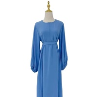 Femme Abaya Dubaï Turquie Islam Kaftan Ramadan Abayas Musulman Arabe Modeste Robe Prière Vêtements pour femmes