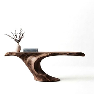 โต๊ะคอนโซลไม้แข็งธรรมชาติสไตล์คลาสสิกสินค้าส่งตรงจากโรงงาน - Product Image 6